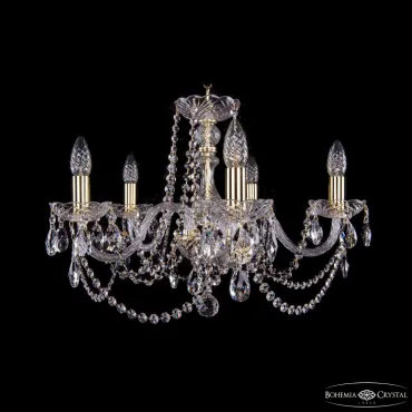 Подвесная люстра Bohemia Ivele Crystal 1402 1402/5/195 G Подвесная люстра Bohemia Ivele Crystal 1402 1402/5/195 G