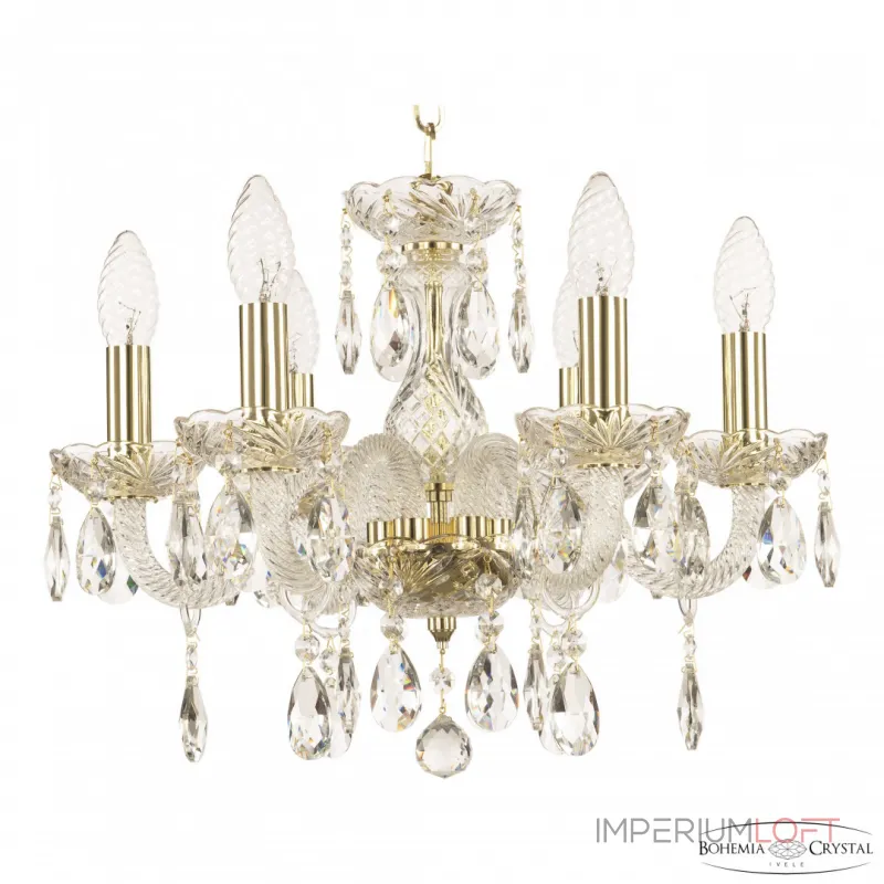 Подвесная люстра Bohemia Ivele Crystal 117 117/6/141 G Подвесная люстра Bohemia Ivele Crystal 117 117/6/141 G
