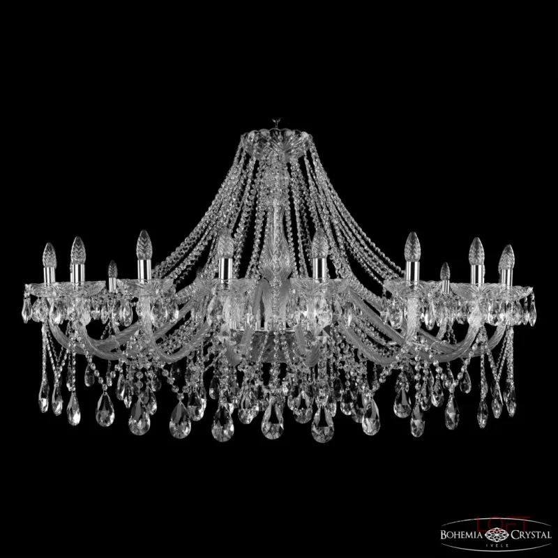 Подвесная люстра Bohemia Ivele Crystal 1413 1413/20/530 Ni Подвесная люстра Bohemia Ivele Crystal 1413 1413/20/530 Ni