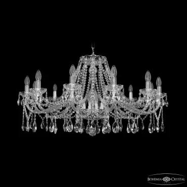 Подвесная люстра Bohemia Ivele Crystal 1413 1413/12/360 Ni Подвесная люстра Bohemia Ivele Crystal 1413 1413/12/360 Ni