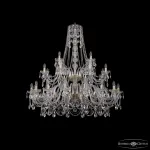 Подвесная люстра Bohemia Ivele Crystal 1411 1411/16+8+4/460/2d G