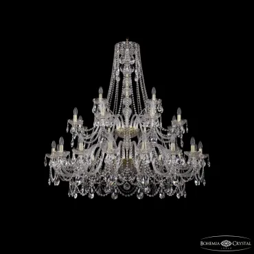 Подвесная люстра Bohemia Ivele Crystal 1411 1411/16+8+4/460/2d G