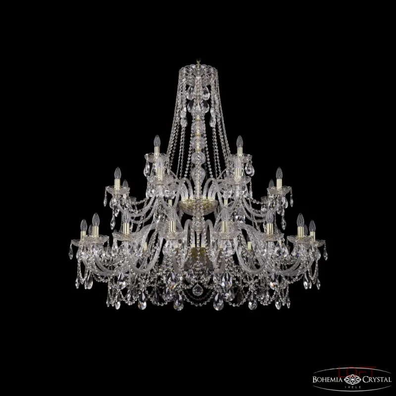 Подвесная люстра Bohemia Ivele Crystal 1411 1411/16+8+4/460/2d G
