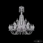 Подвесная люстра Bohemia Ivele Crystal 1402 1402/20+10+5/530/XL-165 Ni