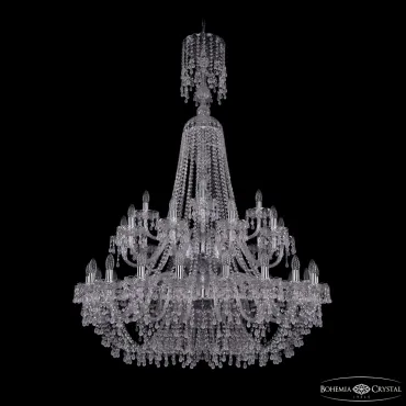 Подвесная люстра Bohemia Ivele Crystal 1410 1410/20+10+5/400/XL-160/2d Ni V0300 Подвесная люстра Bohemia Ivele Crystal 1410 1410/20+10+5/400/XL-160/2d Ni V0300