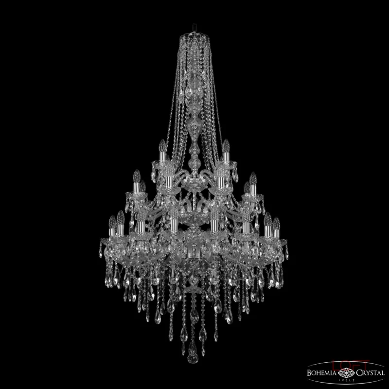 Подвесная люстра Bohemia Ivele Crystal 1415 1415/16+8+4/300/h-155/3d Ni Подвесная люстра Bohemia Ivele Crystal 1415 1415/16+8+4/300/h-155/3d Ni