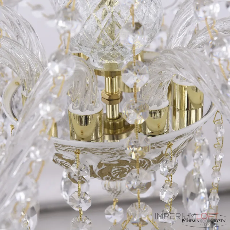 Подвесная люстра Bohemia Ivele Crystal AL1613 AL16313/8/240 WMG Подвесная люстра Bohemia Ivele Crystal AL1613 AL16313/8/240 WMG