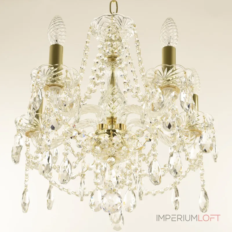 Подвесная люстра Bohemia Ivele Crystal 107 107/5/141 G