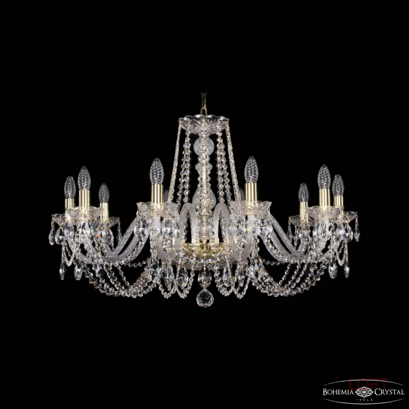 Подвесная люстра Bohemia Ivele Crystal 1402 1402/10/300 G Подвесная люстра Bohemia Ivele Crystal 1402 1402/10/300 G