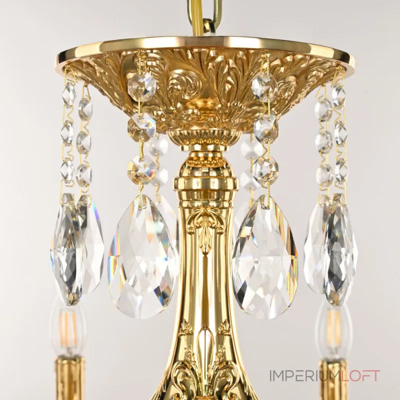 Подвесная люстра Bohemia Ivele Crystal AL7901 AL79101/8/250 A G Подвесная люстра Bohemia Ivele Crystal AL7901 AL79101/8/250 A G