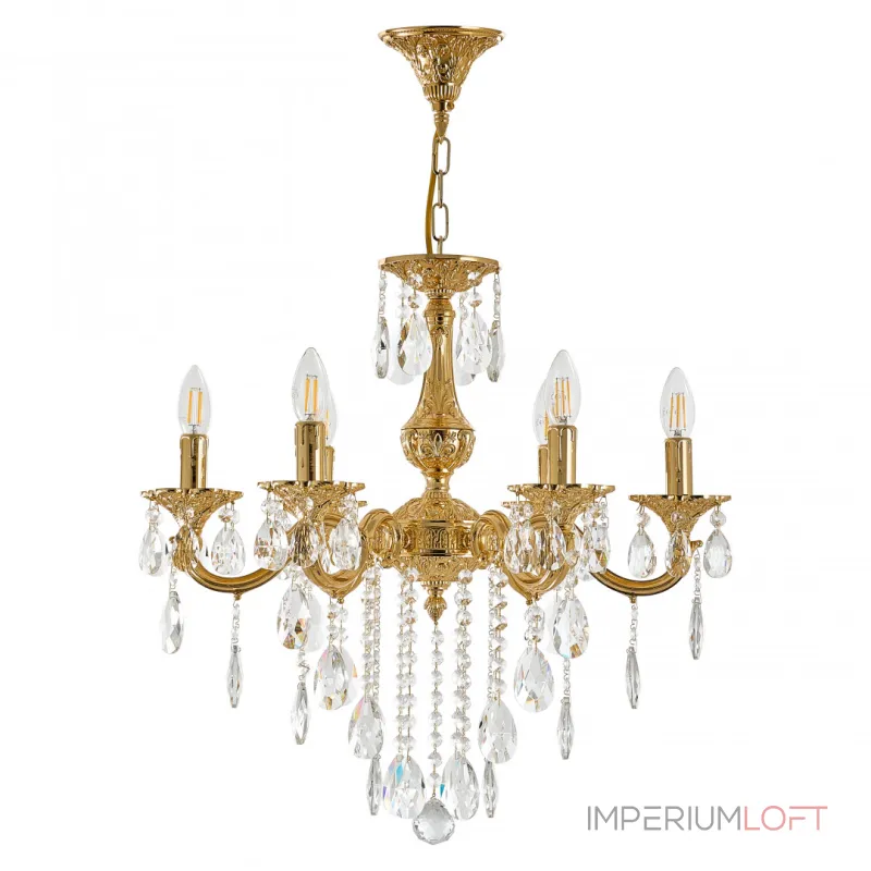 Подвесная люстра Bohemia Ivele Crystal AL7801 AL78101/6/175 B G Подвесная люстра Bohemia Ivele Crystal AL7801 AL78101/6/175 B G