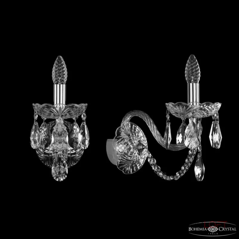Бра Bohemia Ivele Crystal 1402 1402B/1/195/XL Ni Бра Bohemia Ivele Crystal 1402 1402B/1/195/XL Ni