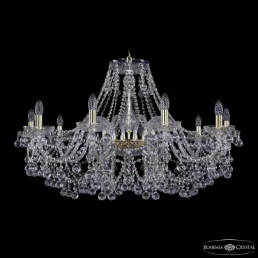 Подвесная люстра Bohemia Ivele Crystal 1409 1409/10/360 G