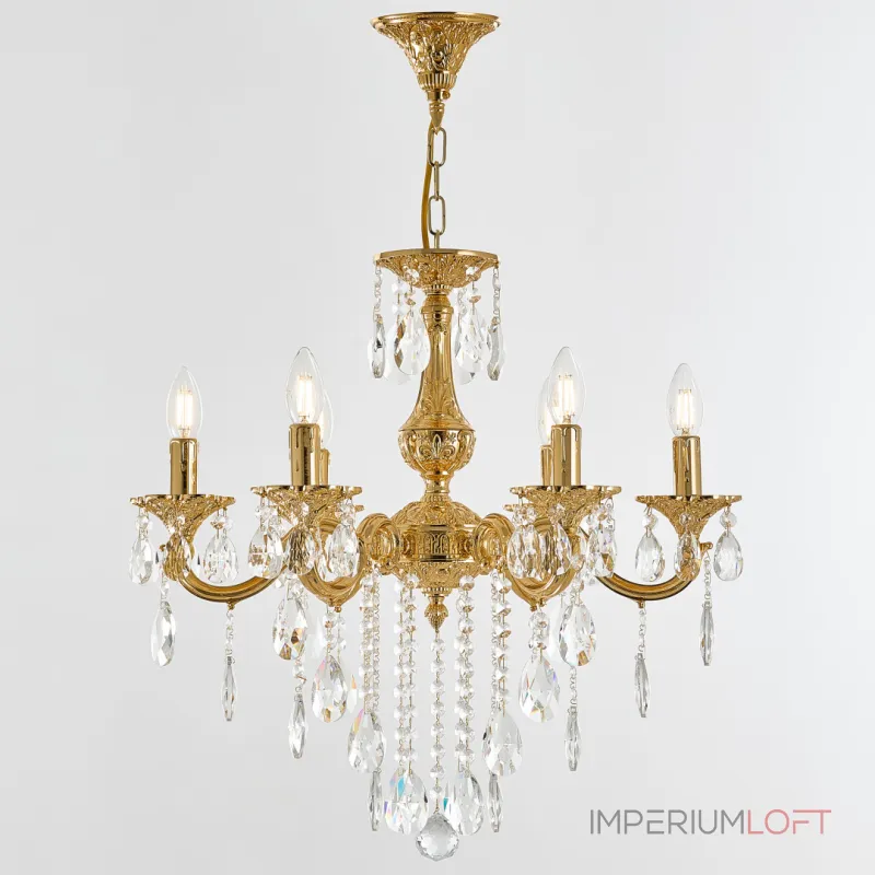 Подвесная люстра Bohemia Ivele Crystal AL7801 AL78101/6/175 B G Подвесная люстра Bohemia Ivele Crystal AL7801 AL78101/6/175 B G