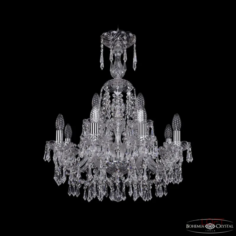 Подвесная люстра Bohemia Ivele Crystal 1403 1403/8+4/195/XL-65 Ni