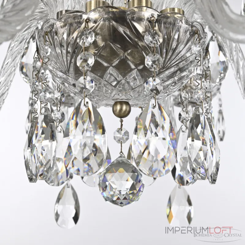 Подвесная люстра Bohemia Ivele Crystal 117 117/10+5/240 Pa