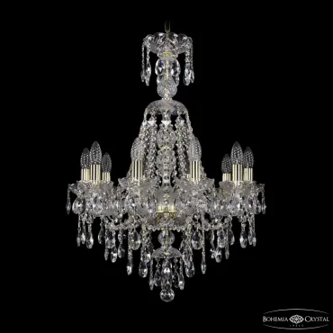 Подвесная люстра Bohemia Ivele Crystal 1415 1415/10/200/XL-76 G Подвесная люстра Bohemia Ivele Crystal 1415 1415/10/200/XL-76 G