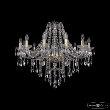 Подвесная люстра Bohemia Ivele Crystal 1415 1415/12/300 G
