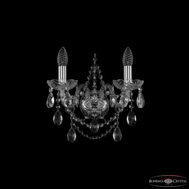 Бра Bohemia Ivele Crystal 1411 1411B/2/141 Ni