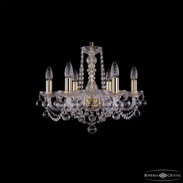 Подвесная люстра Bohemia Ivele Crystal 1402 1402/6/160 G Balls
