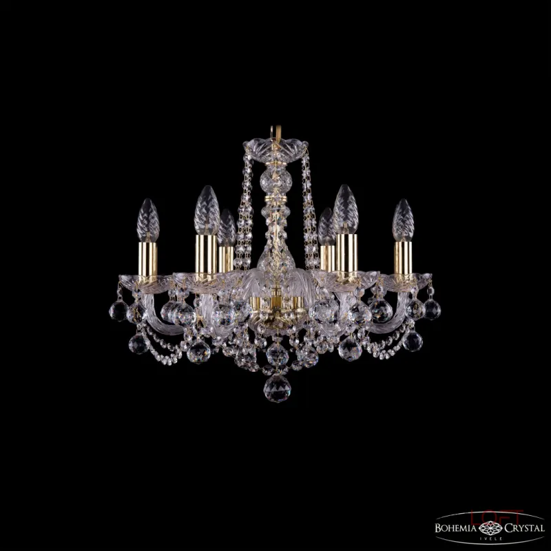 Подвесная люстра Bohemia Ivele Crystal 1402 1402/6/160 G Balls Подвесная люстра Bohemia Ivele Crystal 1402 1402/6/160 G Balls