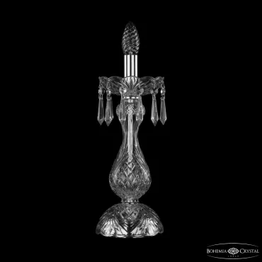 Настольная лампа Bohemia Ivele Crystal 1403 1403L/1-35 Ni Настольная лампа Bohemia Ivele Crystal 1403 1403L/1-35 Ni