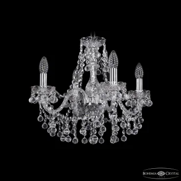 Подвесная люстра Bohemia Ivele Crystal 1409 1409/4/160 Ni