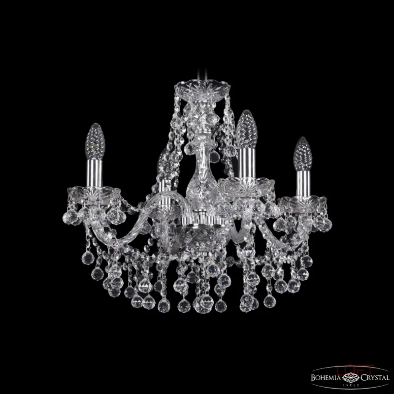 Подвесная люстра Bohemia Ivele Crystal 1409 1409/4/160 Ni