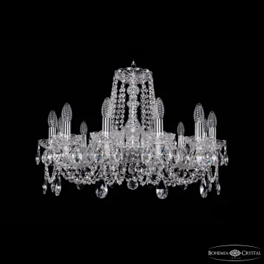 Подвесная люстра Bohemia Ivele Crystal 1402 1402/12/240 Ni