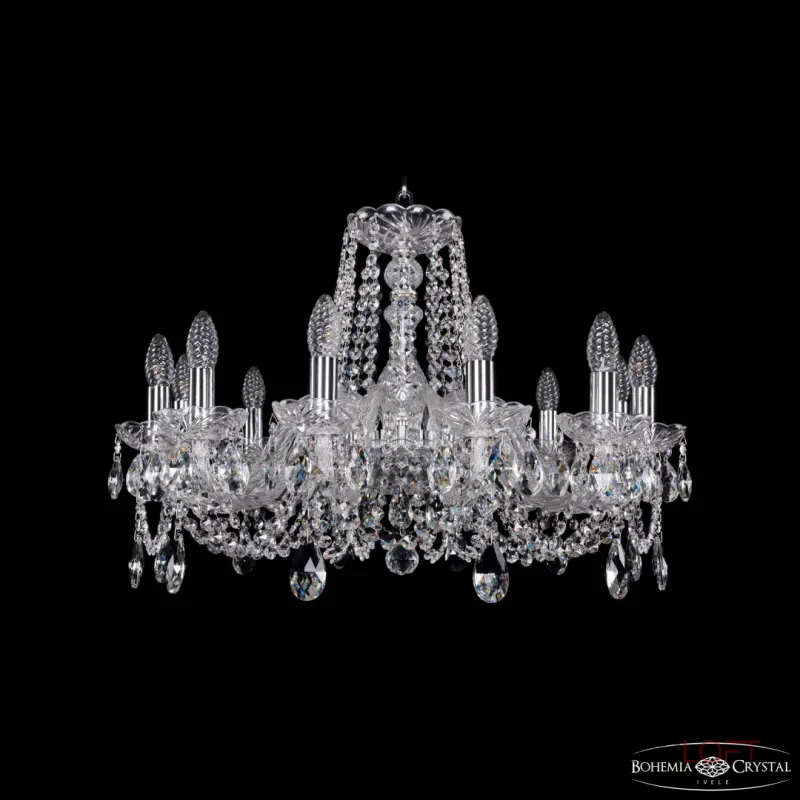 Подвесная люстра Bohemia Ivele Crystal 1402 1402/12/240 Ni