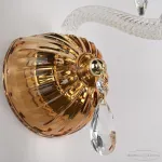 Бра Bohemia Ivele Crystal 5413 5413B/1/165 G Amber/M-1H
