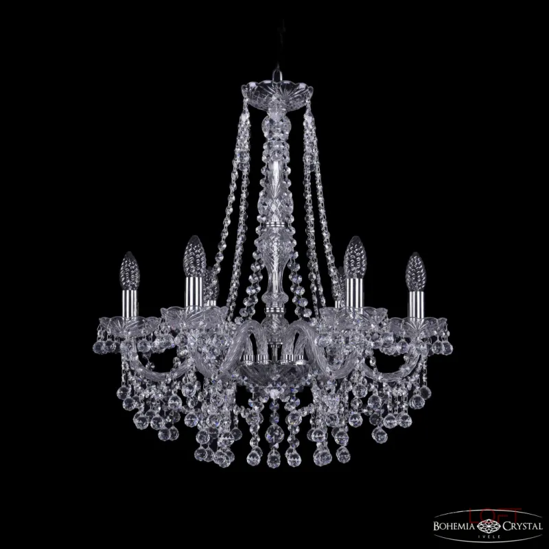 Подвесная люстра Bohemia Ivele Crystal 1409 1409/6/195/h-63 Ni Подвесная люстра Bohemia Ivele Crystal 1409 1409/6/195/h-63 Ni