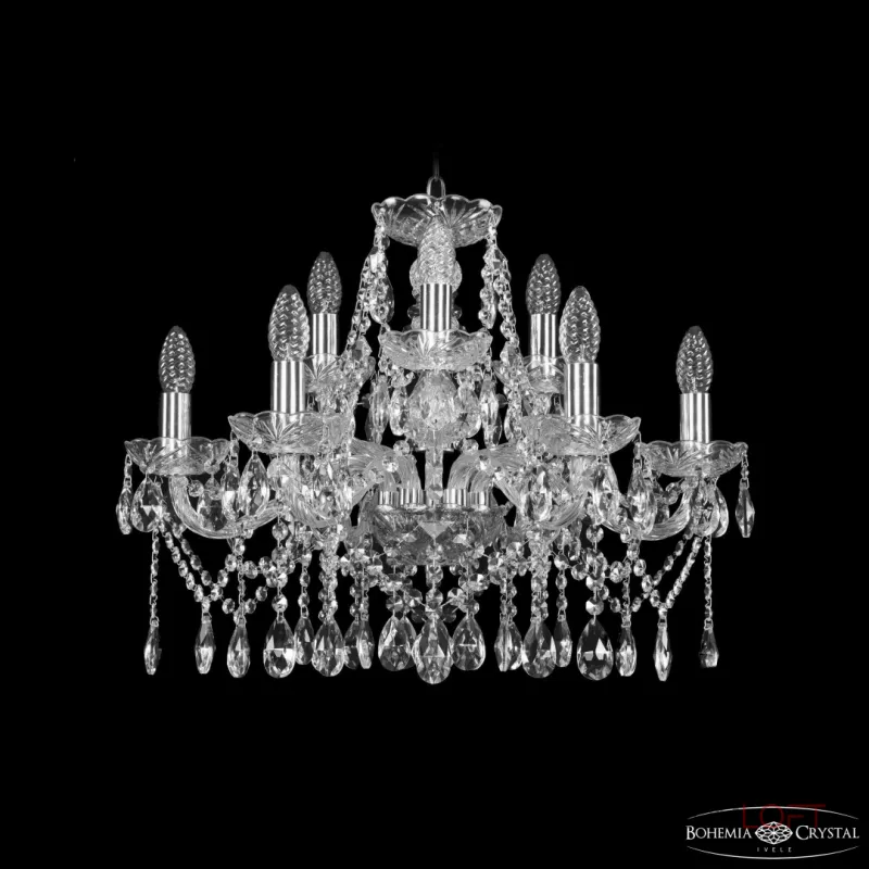 Подвесная люстра Bohemia Ivele Crystal 1413 1413/6+3/200 Ni Подвесная люстра Bohemia Ivele Crystal 1413 1413/6+3/200 Ni