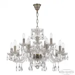 Подвесная люстра Bohemia Ivele Crystal 117 117/10+5/240 Pa