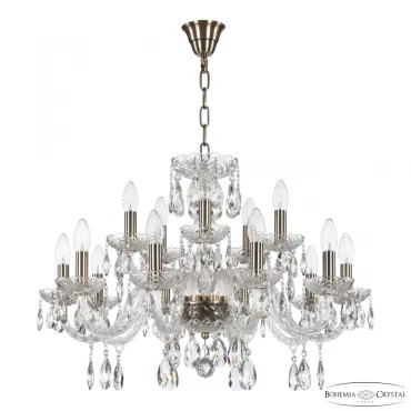 Подвесная люстра Bohemia Ivele Crystal 117 117/10+5/240 Pa