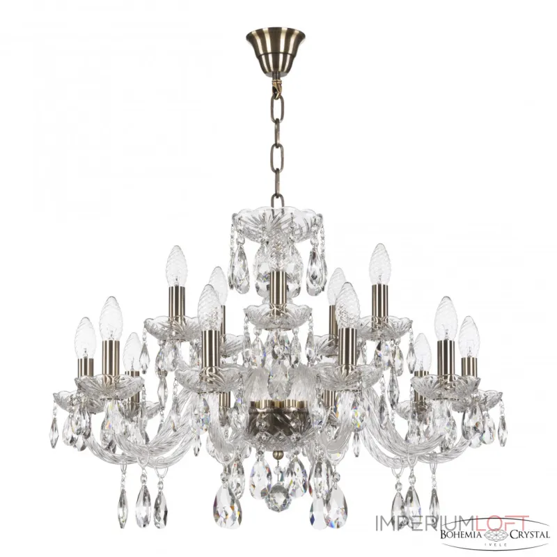 Подвесная люстра Bohemia Ivele Crystal 117 117/10+5/240 Pa