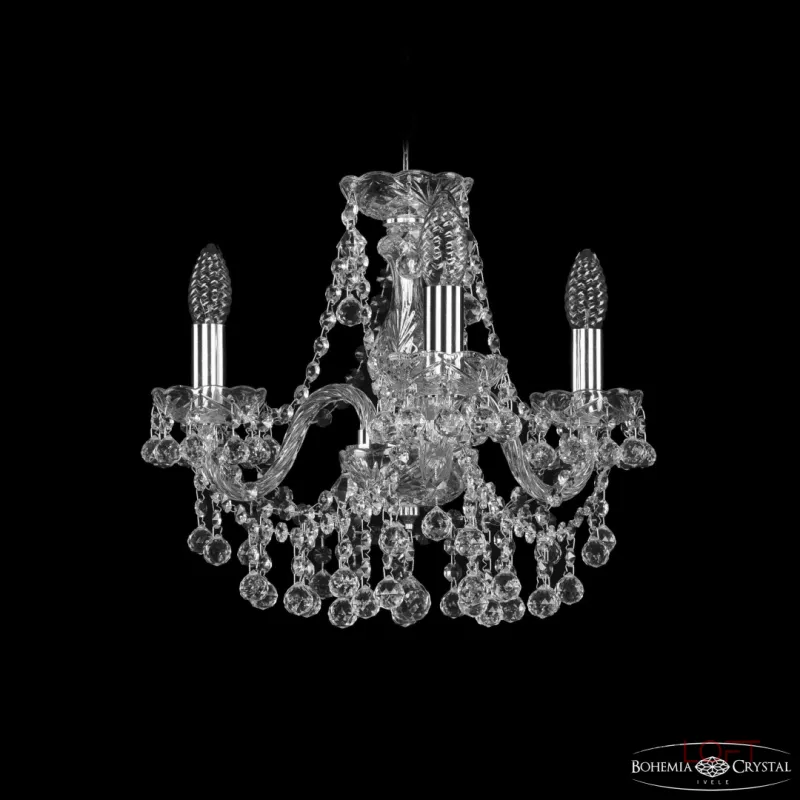 Подвесная люстра Bohemia Ivele Crystal 1409 1409/3/141 Ni