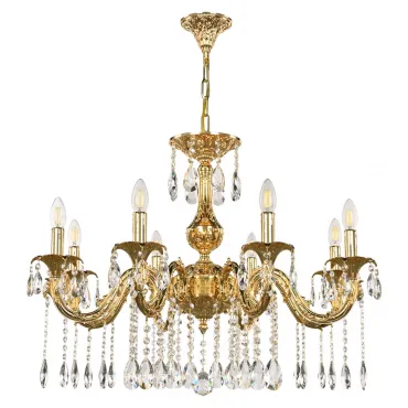 Подвесная люстра Bohemia Ivele Crystal AL7901 AL79101/8/250 A G Подвесная люстра Bohemia Ivele Crystal AL7901 AL79101/8/250 A G
