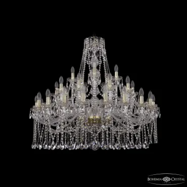 Подвесная люстра Bohemia Ivele Crystal 1413 1413/20+10+5/360 G