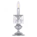 Настольная лампа Bohemia Ivele Crystal AL77 AL77200L/1-25 Ni от ImperiumLoft