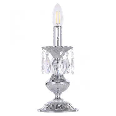 Настольная лампа Bohemia Ivele Crystal AL77 AL77200L/1-25 Ni Настольная лампа Bohemia Ivele Crystal AL77 AL77200L/1-25 Ni