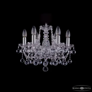 Подвесная люстра Bohemia Ivele Crystal 1413 1413/6/141 Ni Balls