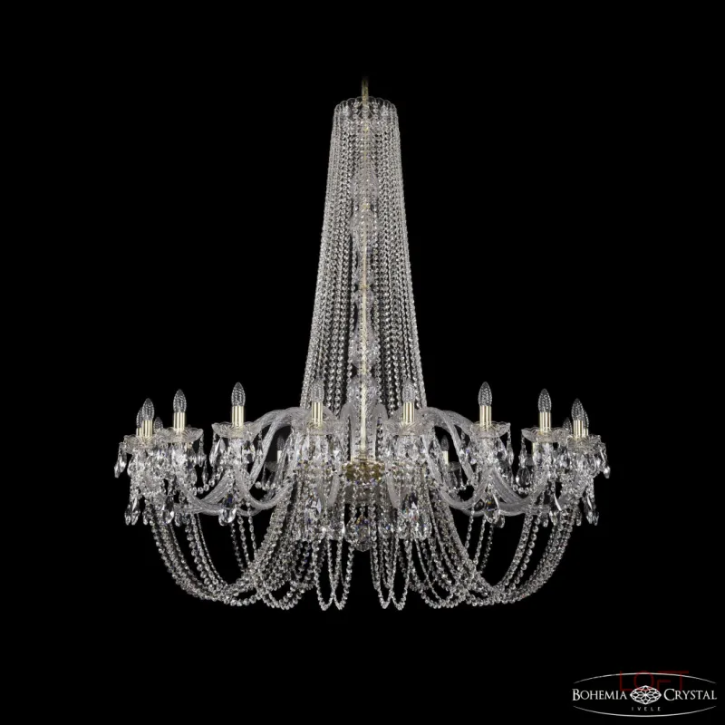 Подвесная люстра Bohemia Ivele Crystal 1402 1402/20/530/h-164 G Подвесная люстра Bohemia Ivele Crystal 1402 1402/20/530/h-164 G