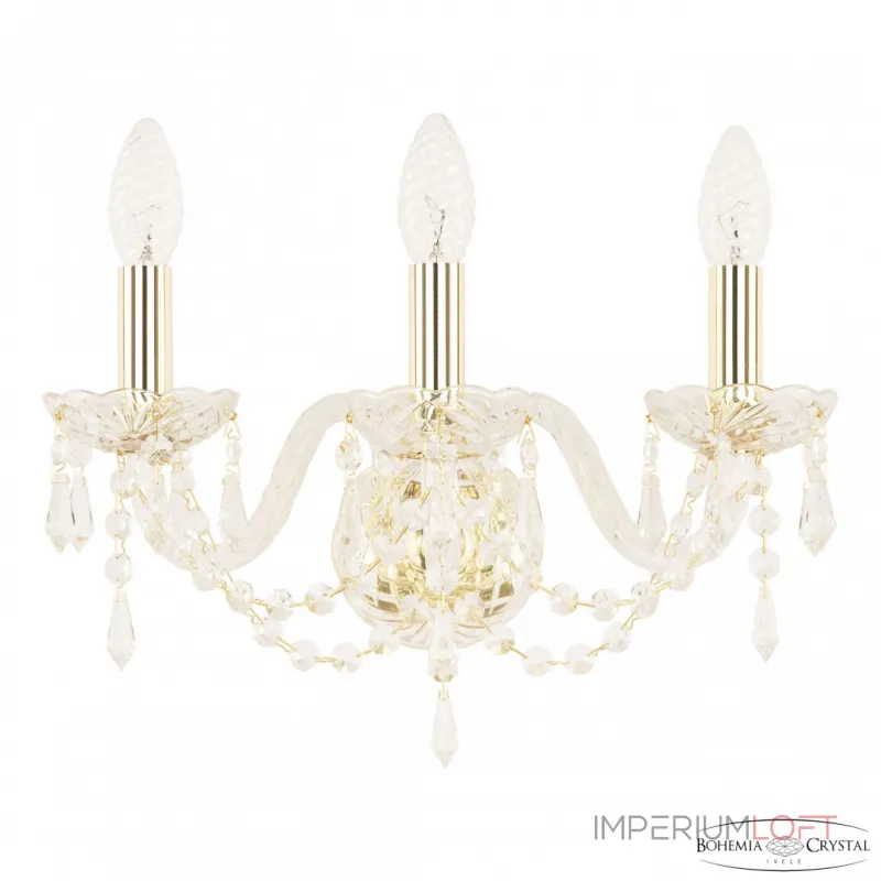 Бра Bohemia Ivele Crystal 104 104B/3/141 G Бра Bohemia Ivele Crystal 104 104B/3/141 G