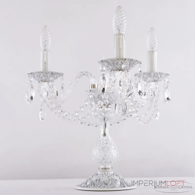 Настольная лампа Bohemia Ivele Crystal AL1602 AL16302L8/3/141-37 WMN Настольная лампа Bohemia Ivele Crystal AL1602 AL16302L8/3/141-37 WMN