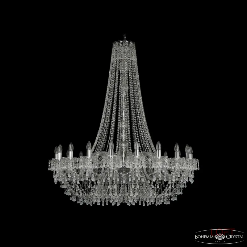 Подвесная люстра Bohemia Ivele Crystal 1410 1410/20/400/h-130 Ni V0300 Подвесная люстра Bohemia Ivele Crystal 1410 1410/20/400/h-130 Ni V0300