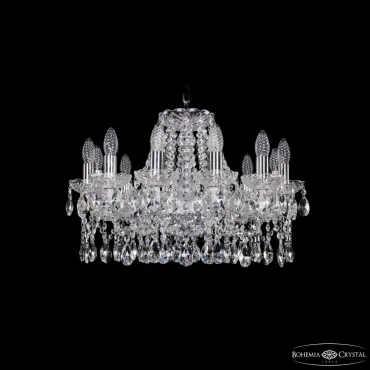 Подвесная люстра Bohemia Ivele Crystal 1413 1413/12/200 Ni
