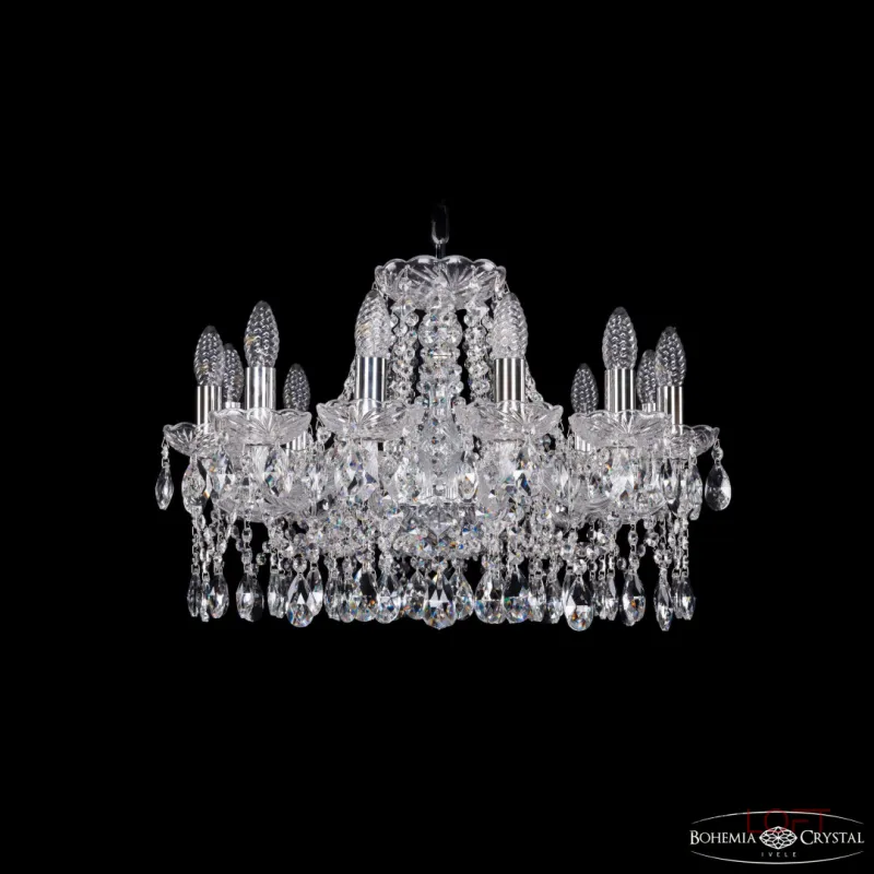 Подвесная люстра Bohemia Ivele Crystal 1413 1413/12/200 Ni