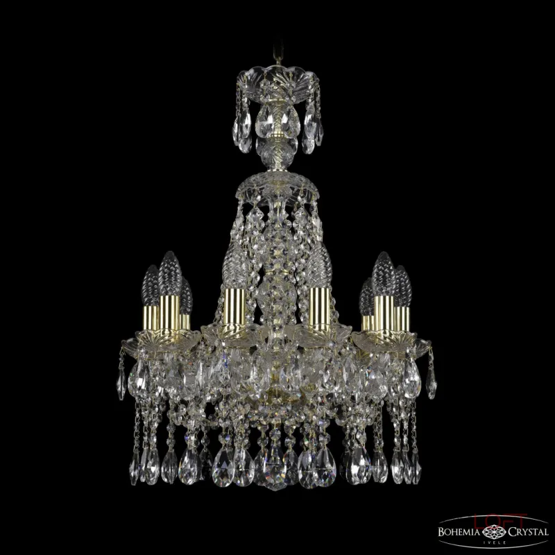 Подвесная люстра Bohemia Ivele Crystal 1413 1413/10/141/XL-60 G