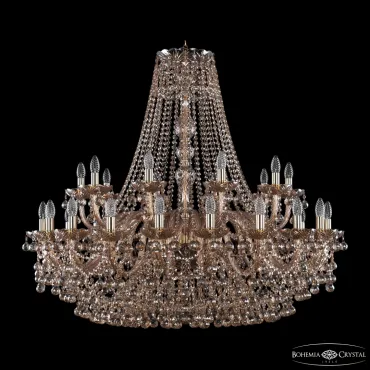 Подвесная люстра Bohemia Ivele Crystal 1409 1409/20+10/400 G M721